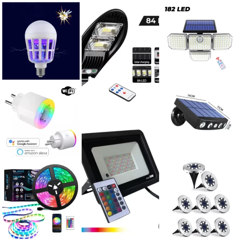 Lote de iluminación interior, exterior y youtubers