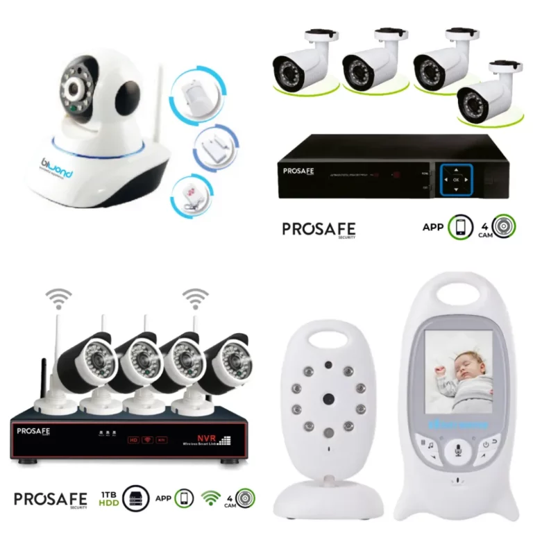 Lote de cámaras de seguridad y vigilancia