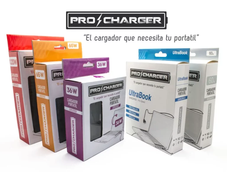 Lote de cargadores de portátil y tablet