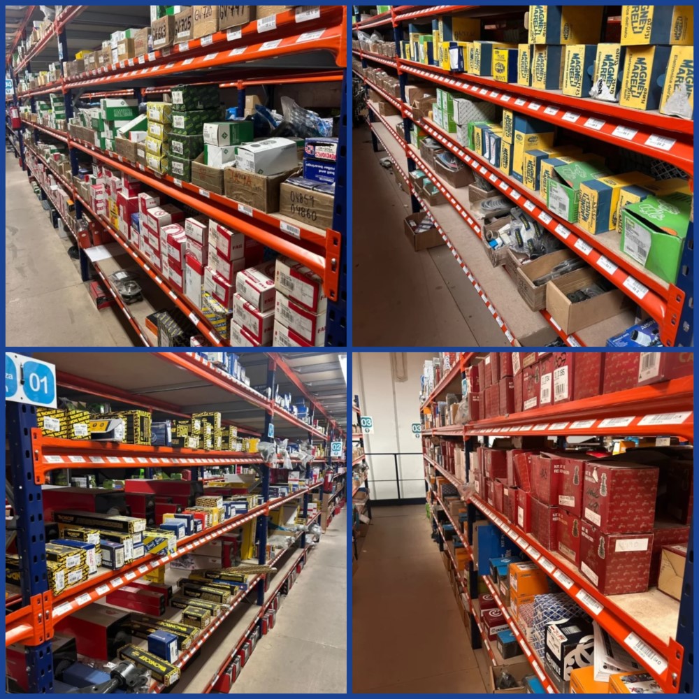 Lote de recambios de automóvil de diferentes marcas