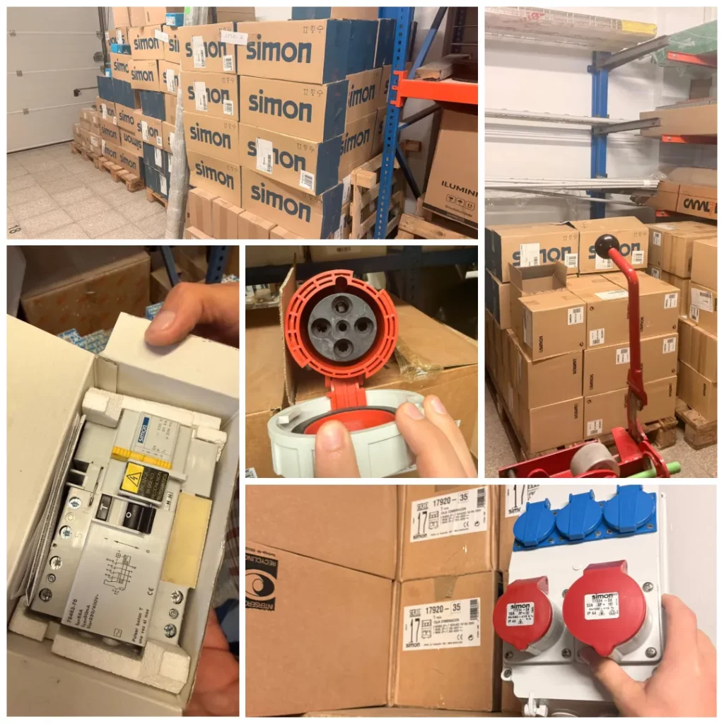 Lote de automáticos eléctricos SIMON