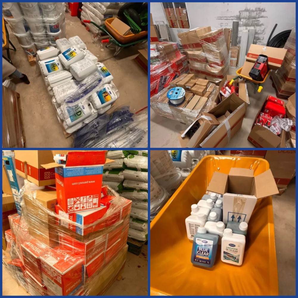 Liquidación almacén de ferretería, fontanería y suministros en Toledo