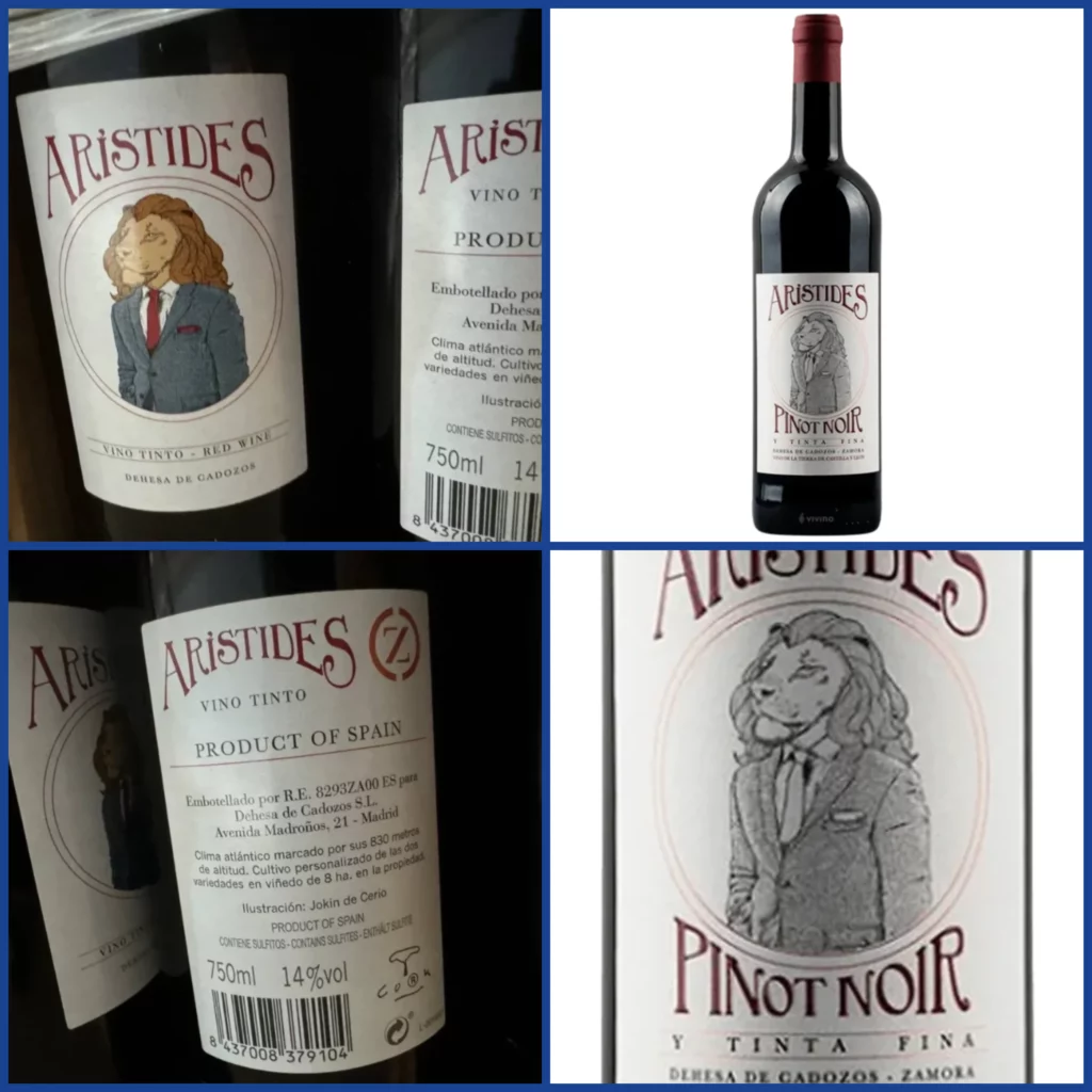 Liquidación Vino Arístides Pinot Noir