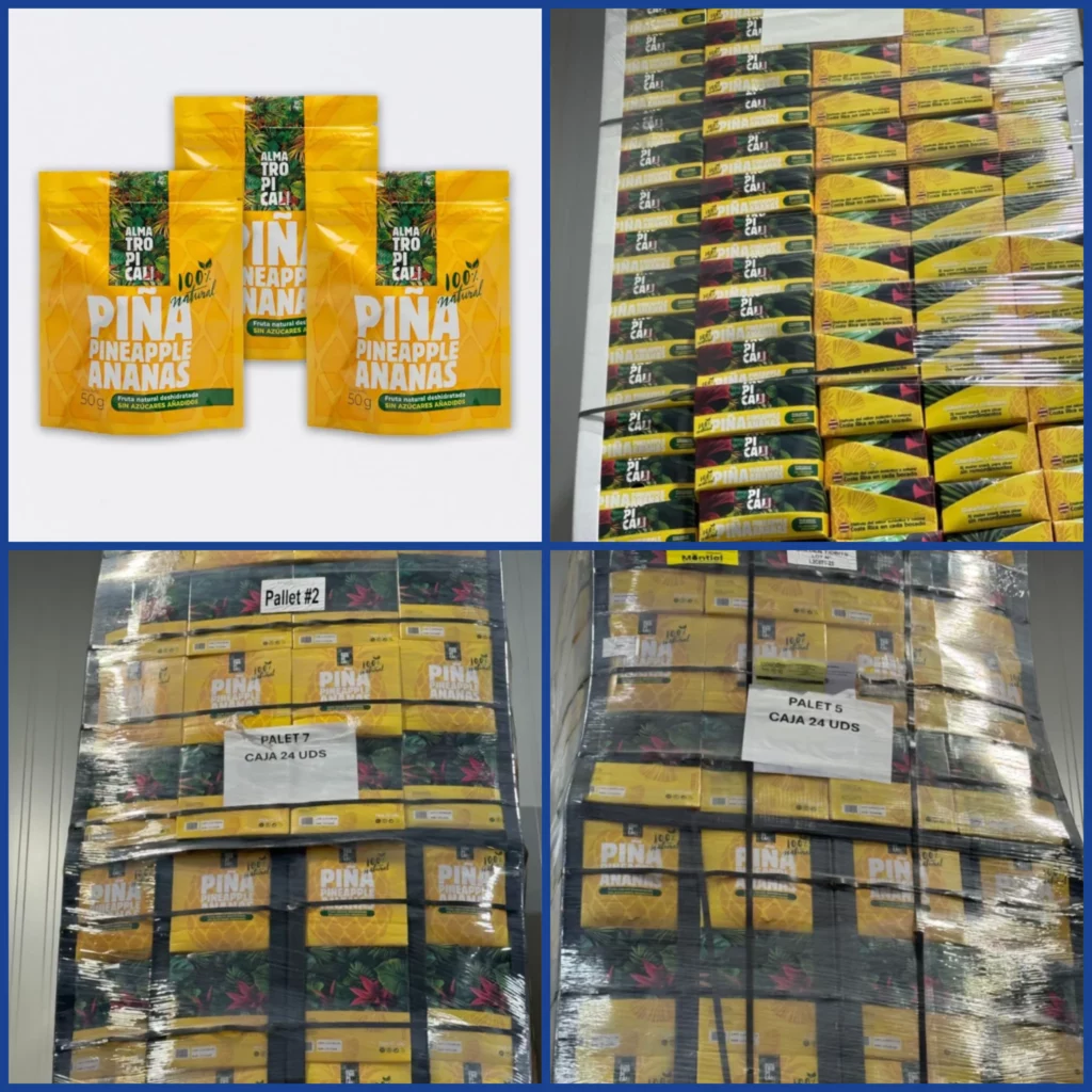 Liquidación fruta deshidratada