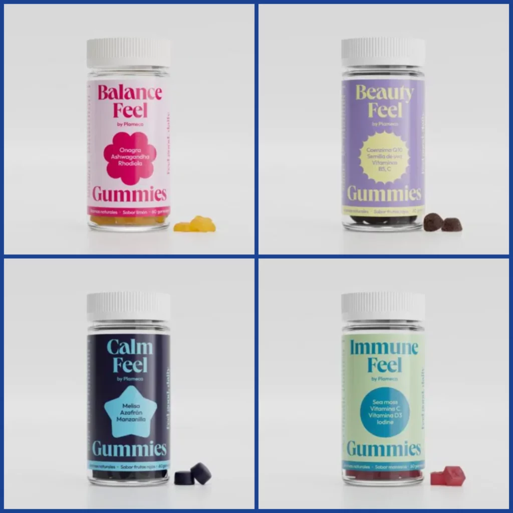 Liquidación complementos alimenticios en formato gominola 30.000 unidades